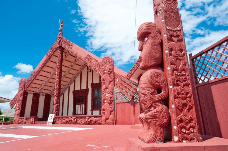 Marae maori à Rotorua