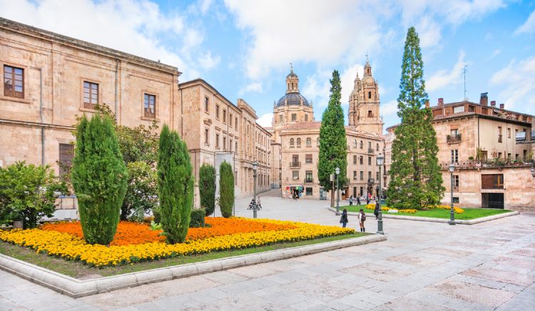 City center of Salamanca, Castilla y Leon, Spain