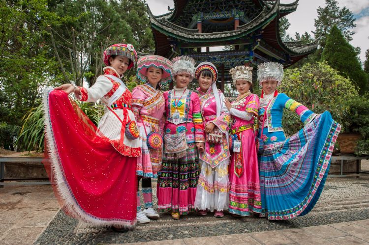 Enfants Naxi à Lijiang
