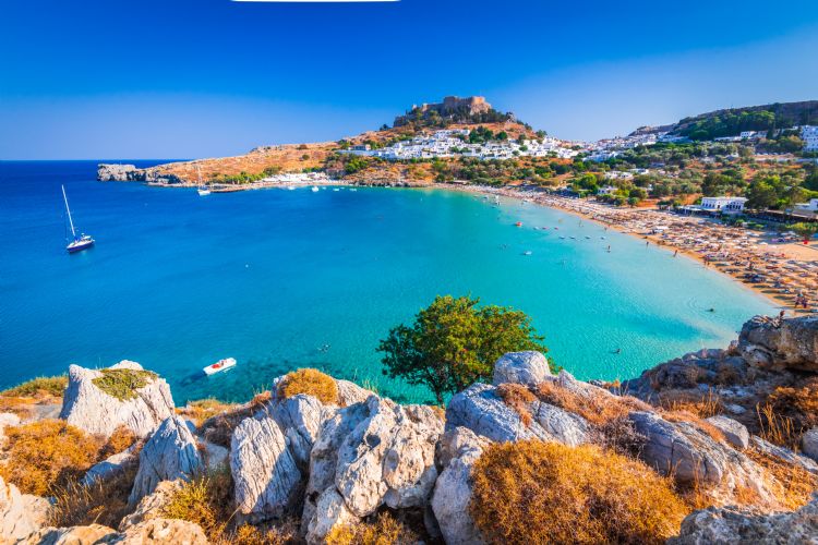 Lindos, à Rhodes
