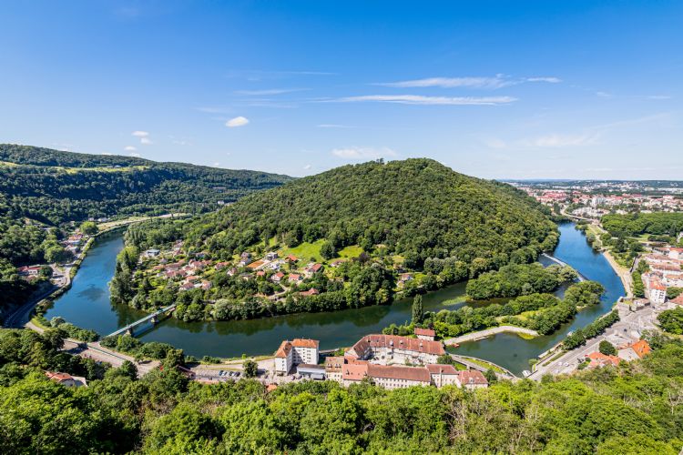 Vue sur Besançon depuis la Citadelle Vauban