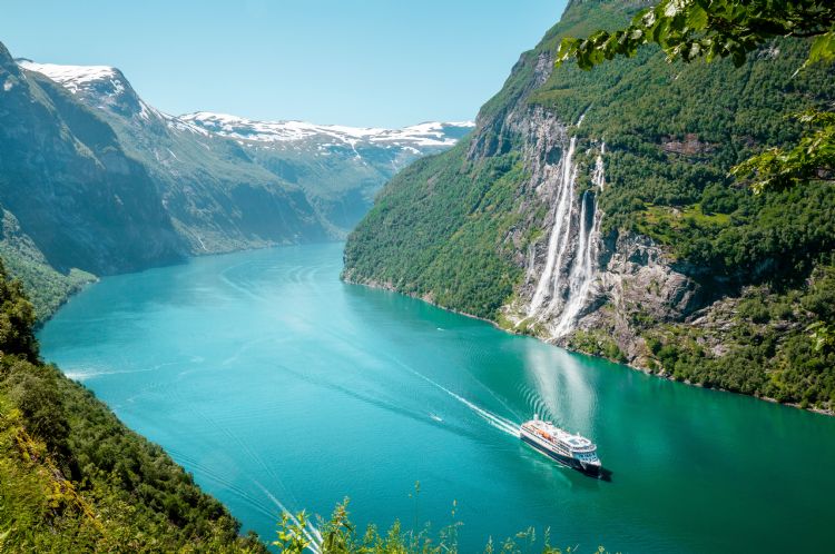 Les chutes des Sept Sœurs du Geirangerfjord