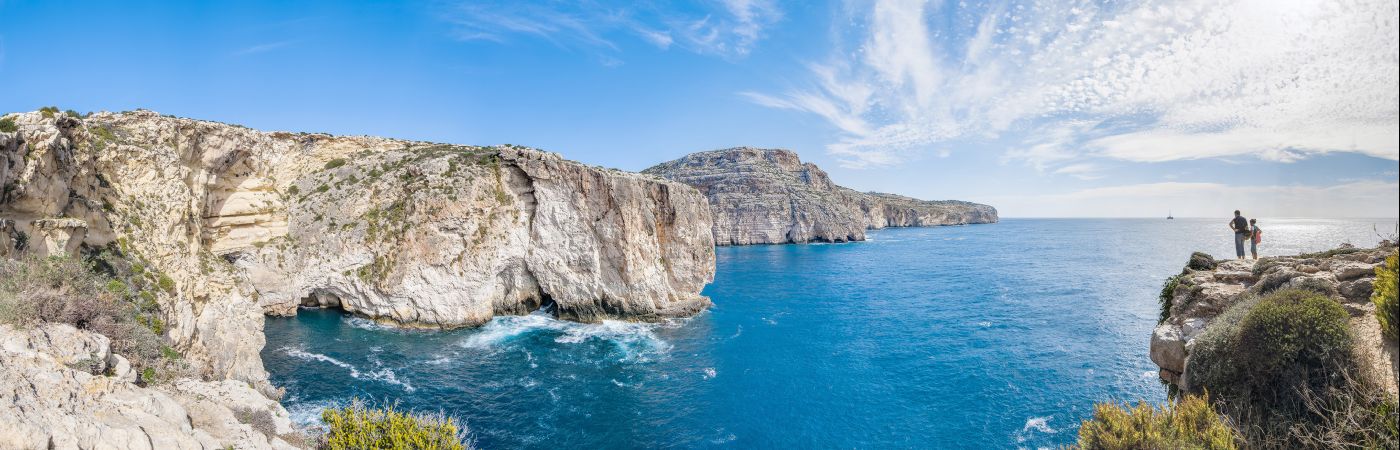 Falaise de Dingli à Malte